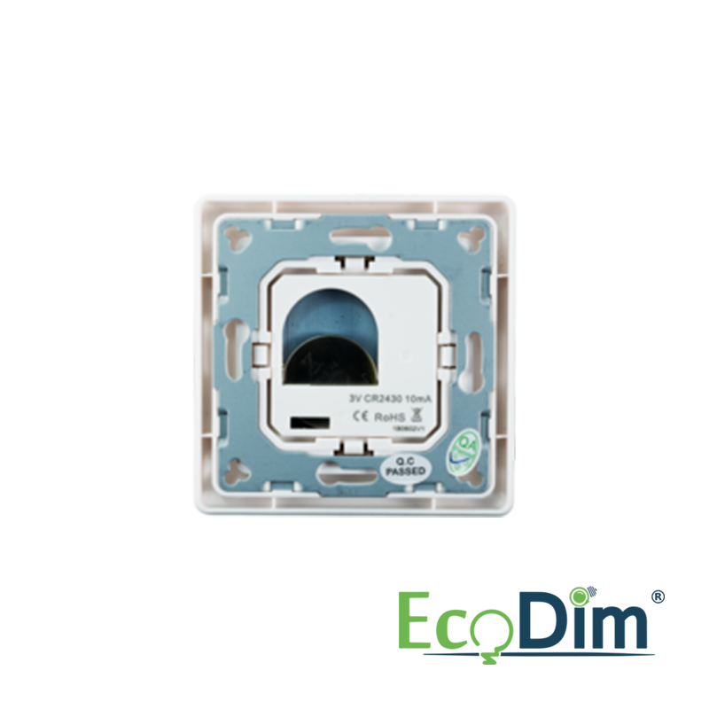 ECODIM DRAADLOZE SCHAKELAAR ZIGBEE 4 GROEPEN WIT