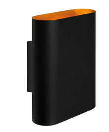 Lucide OVALIS - Wandleuchte - 2xE14 - Schwarz MDRLED