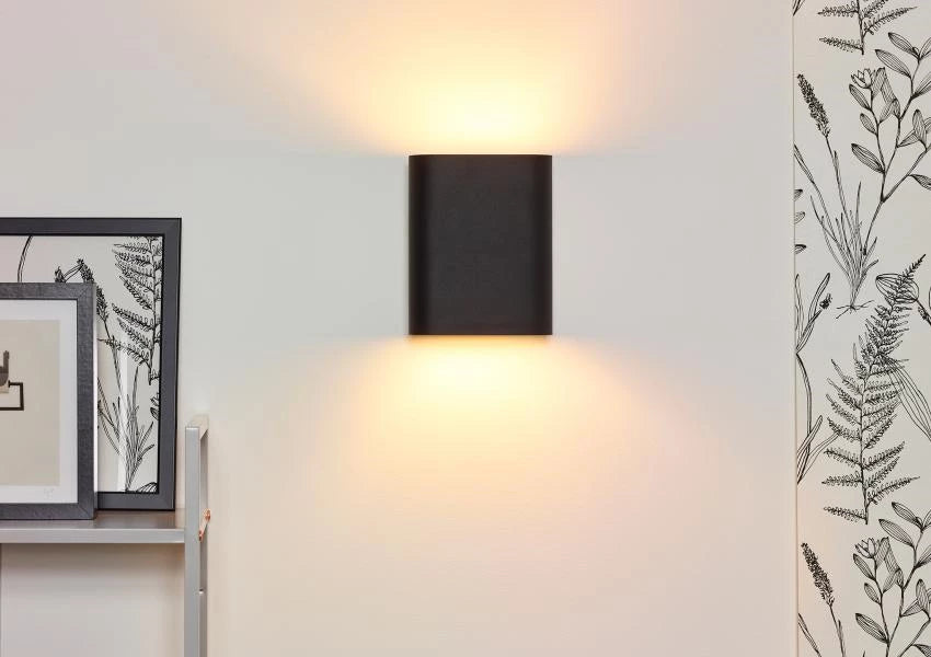 Lucide OVALIS - Kinkiet - 2xE14 - Czarny MDRLED
