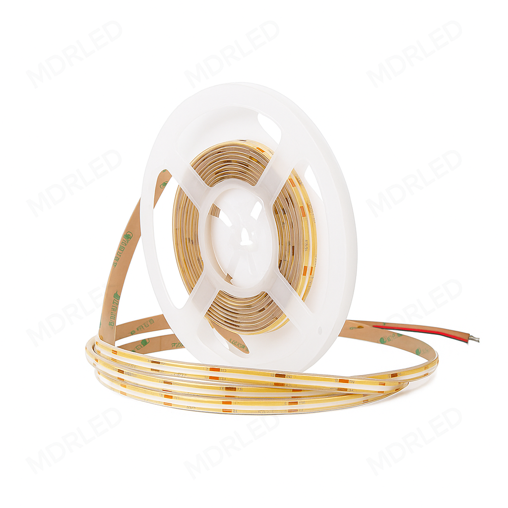 COB LEDstrip 24V IP65 4000K 5M 10W/M Vrij Knipbaar MDRLED®