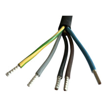 Neopreen kabel 5x2,5 mm² - 2m - 10m - zwart - flexibel, tot 90°C