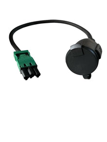 Verloopstekker 230V naar GST18®/3 Male Zwart 0.5m – MDRLED®