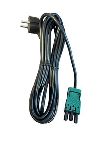 1x Wieland® Compatible GST18/3 - netsnoer - koppelbaar - lengte 5 meter 3x0.75 ZWART