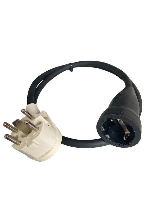 Perilex Verloopstekker Zwart 0,5m | 16A 230V Contra | MDRLED®