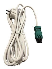 1x Wieland® Compatible GST18/3 - netsnoer - koppelbaar - lengte 5 meter WIT