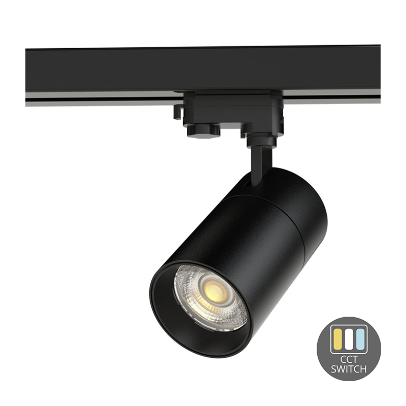 3-FAZOWY REFLEKTOR SZYNOWY 10 W CZARNY PRZEŁĄCZNIK CCT ŚCIEMNIANY MDRLED®