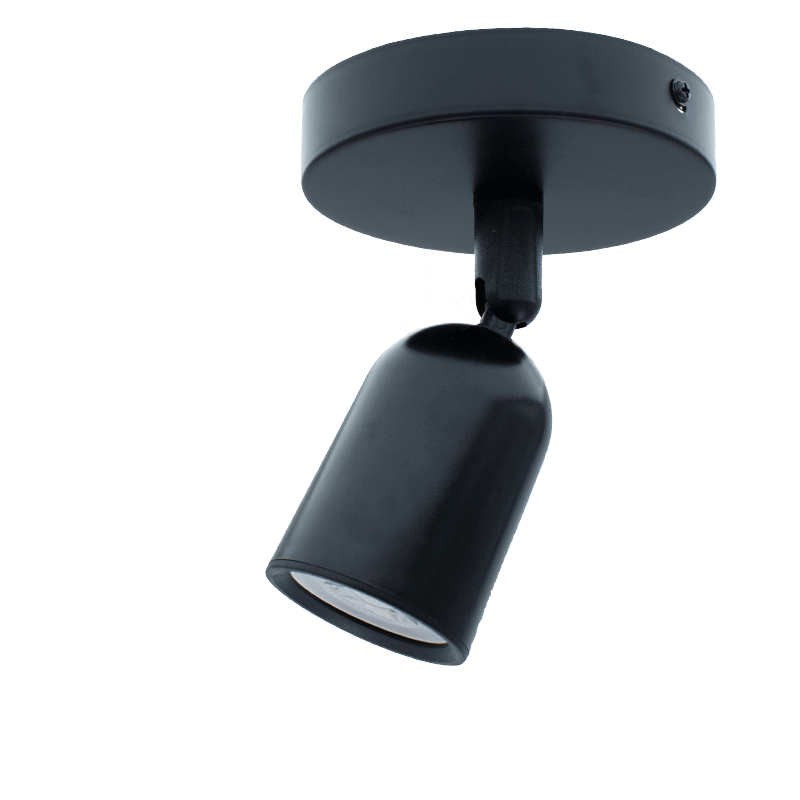 LAMPA SUFITOWA DO 1X GU10 CZARNY MDR LED®