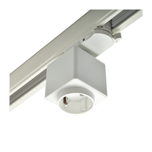 3-Phasen-Schienensystem-Steckdose Weiß Schwarz MDR LED®