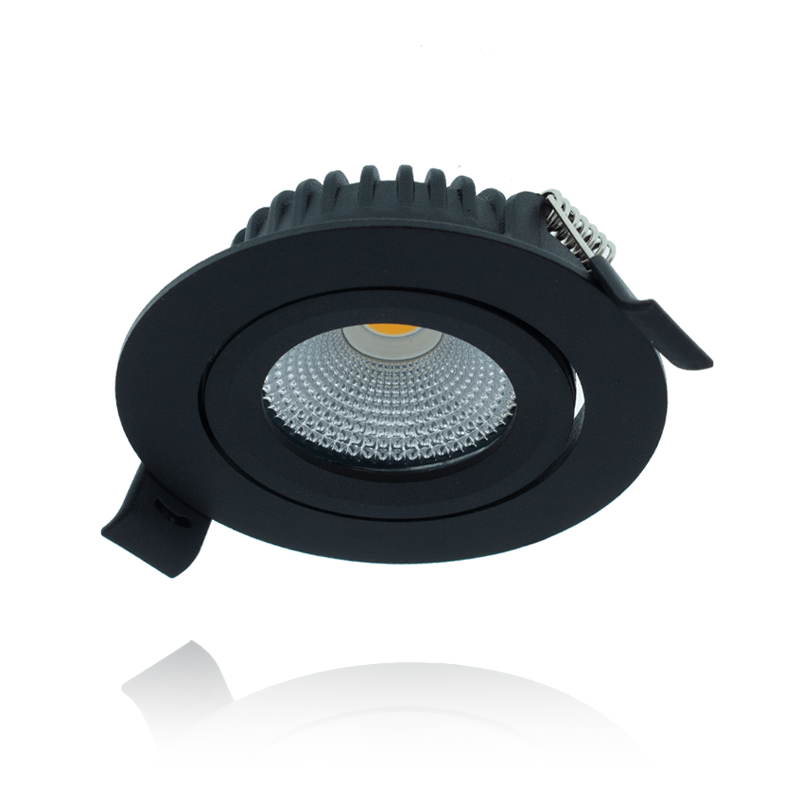 LED-Einbaustrahler SLIM-5W DIMMBAR SCHWARZ Moderne LED-Einbaustrahler 2200K TEMPORÄRES AKTIONSPREIS MDR LED®