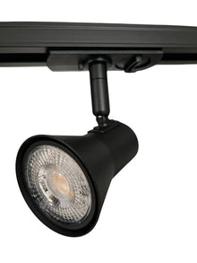 SCHIENENLEUCHTE SCHWARZ 1-PHASIG MIT GU10-FASSUNG 3,5,7 Watt und Dim to warm. MDRLED®