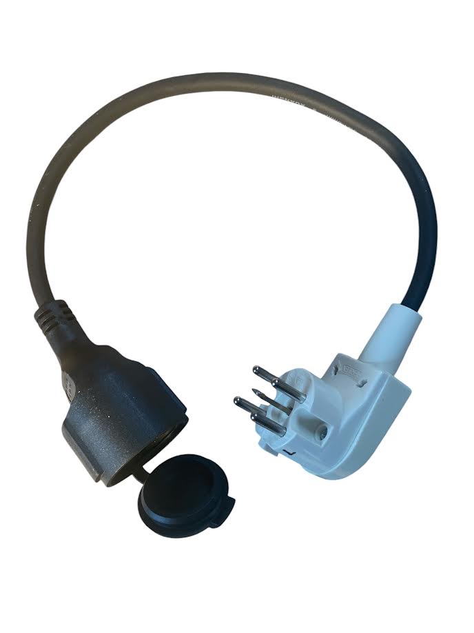 Perilex verloopstekker naar 16A 230V Contra 3x1.5mm 3600 Watt zwart MDRLED®