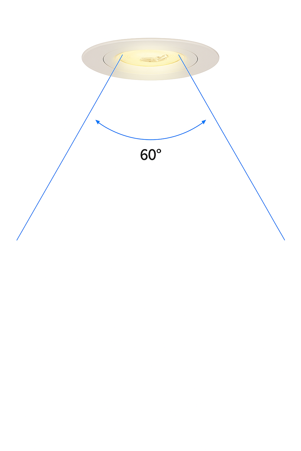 LED Einbaustrahler WEISS Dimmbar 6W - 4er Set 3000K Schwenkbar Einbautreiber MDRLED®