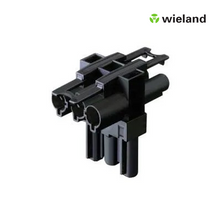 Wieland GST18/3P T-splitter 2-voudig 1 in en 2 uit