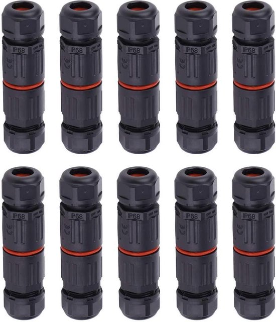 IP68 Waterdichte CONNECTOR 3 PIN 4-11MM voor Buiten MDRLED®