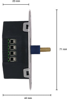 Universele LED Dimmer 0.5-200W Inbouw + Afdekplaat – Schakelaar