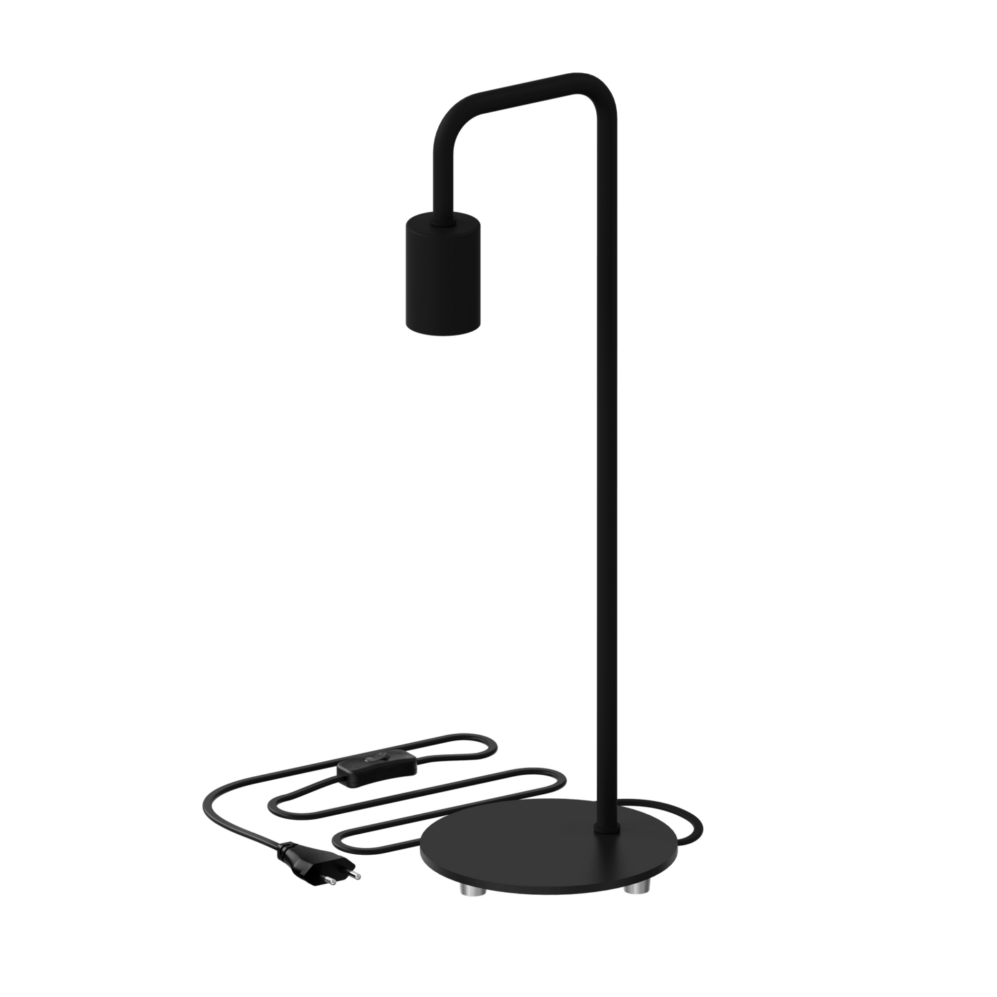 Lampa stołowa Calex U-Line - E27 - czarna MDRLED