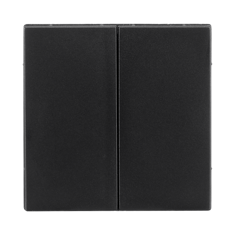 ION INDUSTRIES DUO TASTDIMMERKNOP V1/J1 MAT ZWART MDRLED®