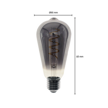 LED-Glühfaden E27 Edison Dimmbar Rauchig 6W MDRLED®