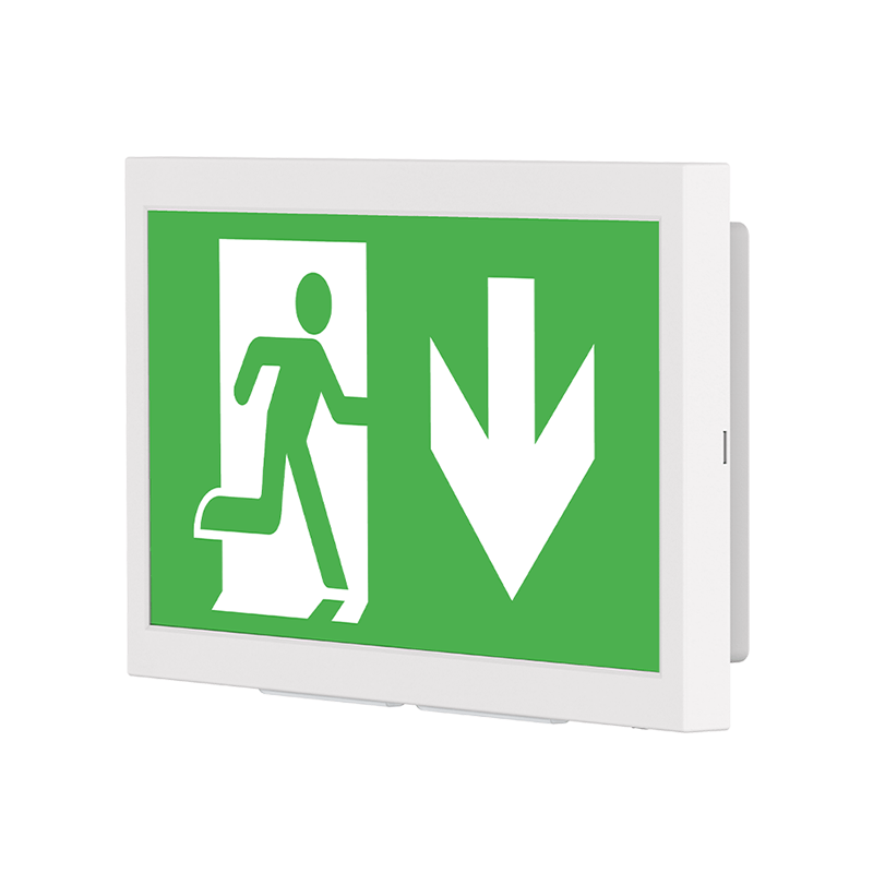 NOTBELEUCHTUNG, WANDEINBAU/AUFBAU, 3 W, WEISS. MDRLED®