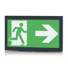 NOTBELEUCHTUNG WANDEINBAU/AUFBAU 3W SCHWARZ MDRLED®