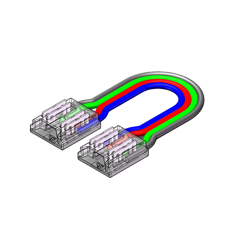 LED-stripconnector 15 cm – COB IP20 RGB 10 mm Strip-naar-strip MDRLED®
