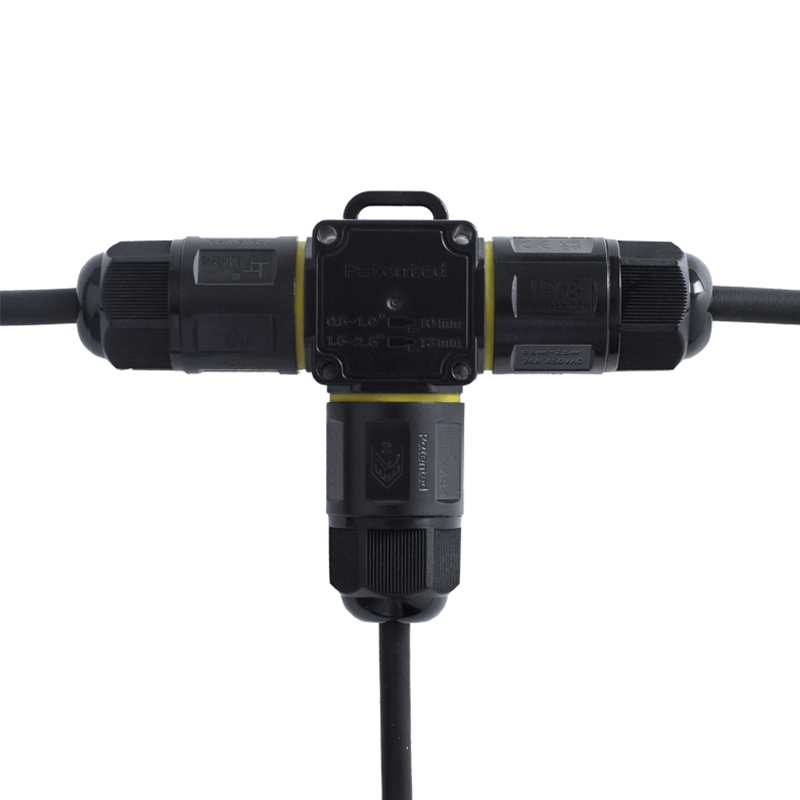 3-poliger T-Schnellverbinder IP68 4-11 mm MDRLED®