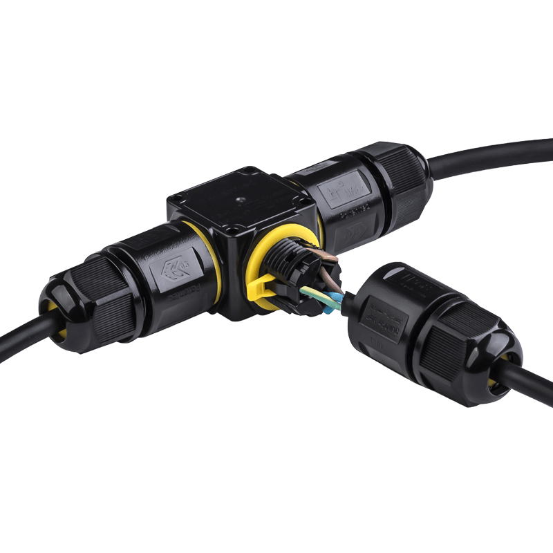 3-poliger T-Schnellverbinder IP68 4-11 mm MDRLED®