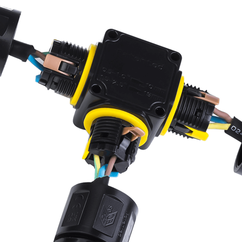 3-poliger T-Schnellverbinder IP68 4-11 mm MDRLED®