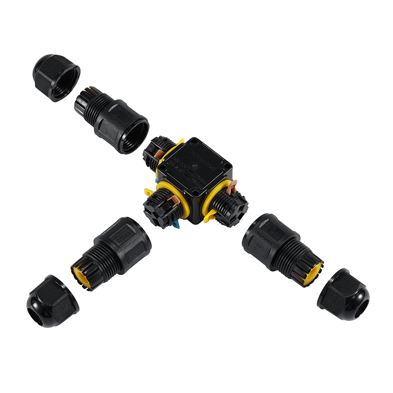 3-poliger T-Schnellverbinder IP68 4-11 mm MDRLED®