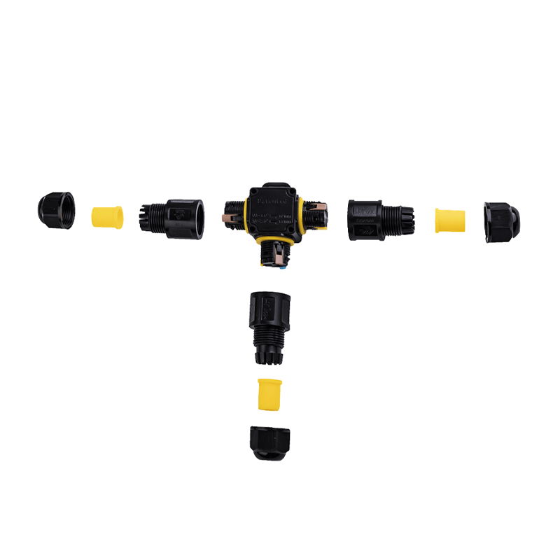 3-poliger T-Schnellverbinder IP68 4-11 mm MDRLED®