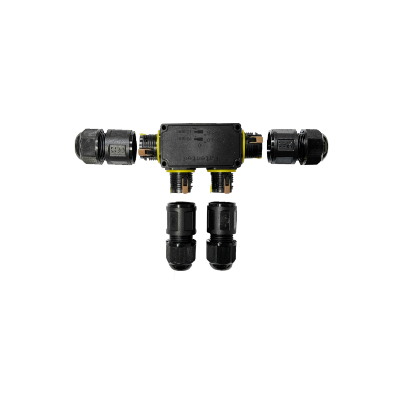 3-poliger 4-Wege-Schnellverbinder IP68 4-11 mm MDRLED®