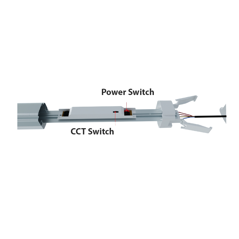 LED TRI-PROOF MDR LED® 23-29-34-40W 120CM CCT SWITCH