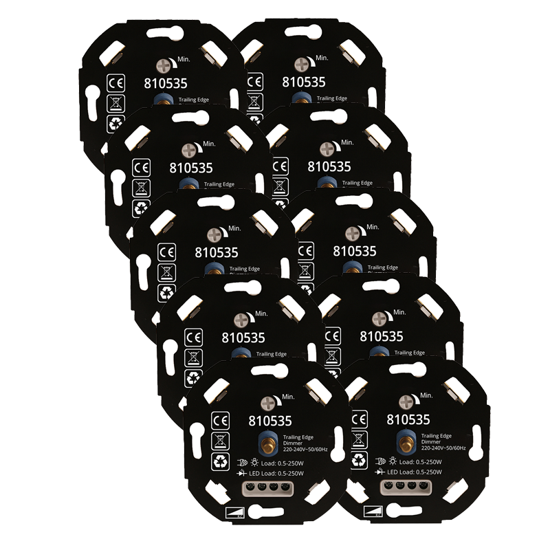 TRIAC LED DIMMER 0.5-250W UNIVERSEEL WISSELSCHAKELING 10-PACK