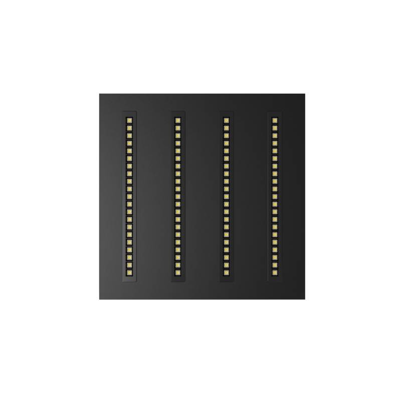 LED LOUVRE PANEEL | NOVA | 60X60CM | 36W | CCT-SWITCH | ZWART