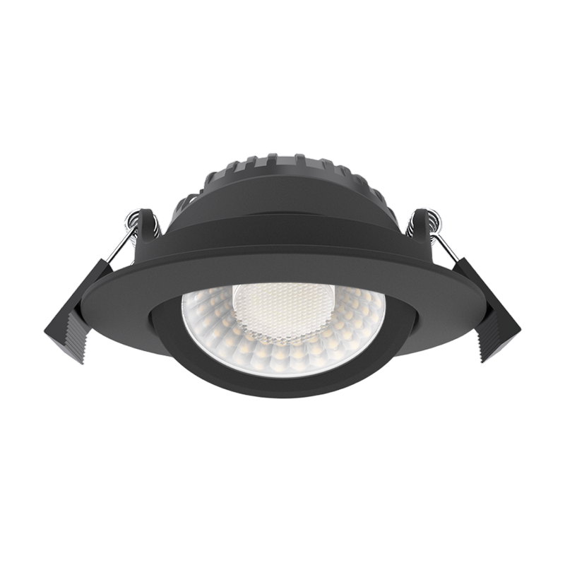 LUNA LED Inbouwspot | Zwart | 5W/7W | Dim to Warm + CCT-Switch | IP65 | Dimbaar