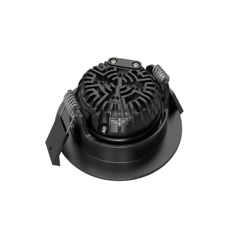 LUNA LED Inbouwspot | Zwart | 5W/7W | Dim to Warm + CCT-Switch | IP65 | Dimbaar