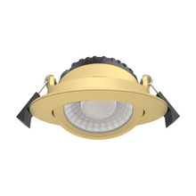 LUNA LED Inbouwspot  Messing  5W/7W  Dim to Warm + CCT-Switch  IP65  Dimbaar