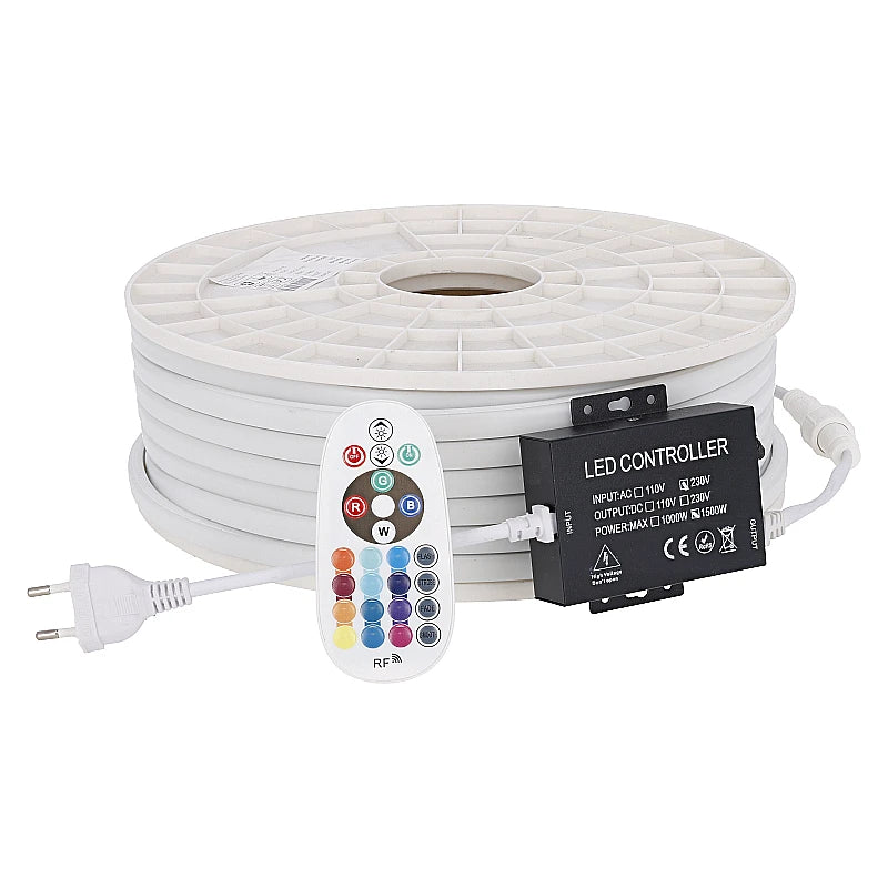 COB Ledstrip 220V RGB – 50 meter-IP65