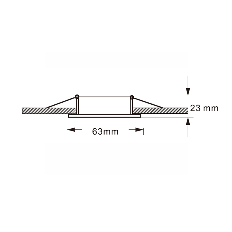 MR11 Inbouwarmatuur Zwart – Aluminium – Ø58 mm – Compact – MDRLED®