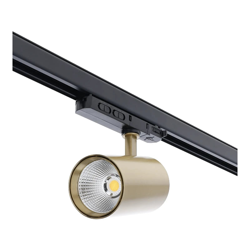 3-Fase Railspot | Messing | 10W–30W | Dimbaar | CCT Switch | MDRLED®