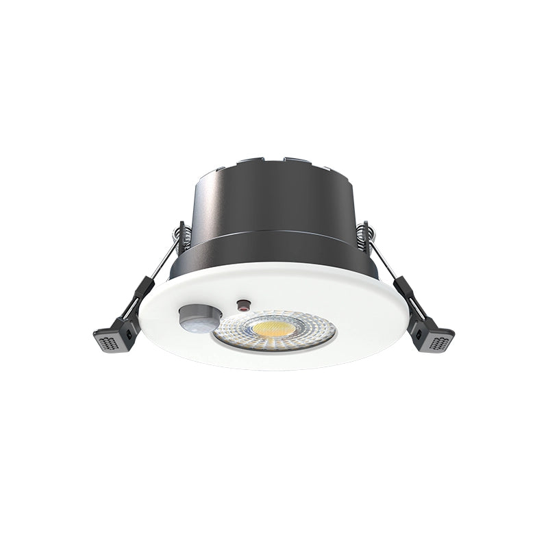 LED Inbouwspot Lisa 6W | Zwart & Wit | Met PIR Sensor | CCT-Schakelaar | IP65 | MDRLED®