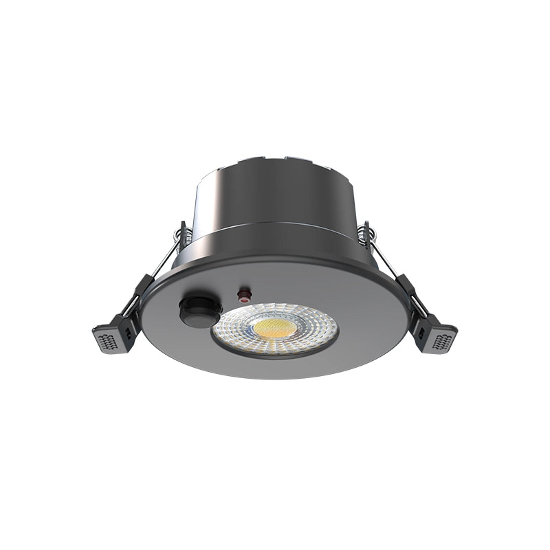 LED Inbouwspot Lisa 6W | Zwart & Wit | Met PIR Sensor | CCT-Schakelaar | IP65 | MDRLED®