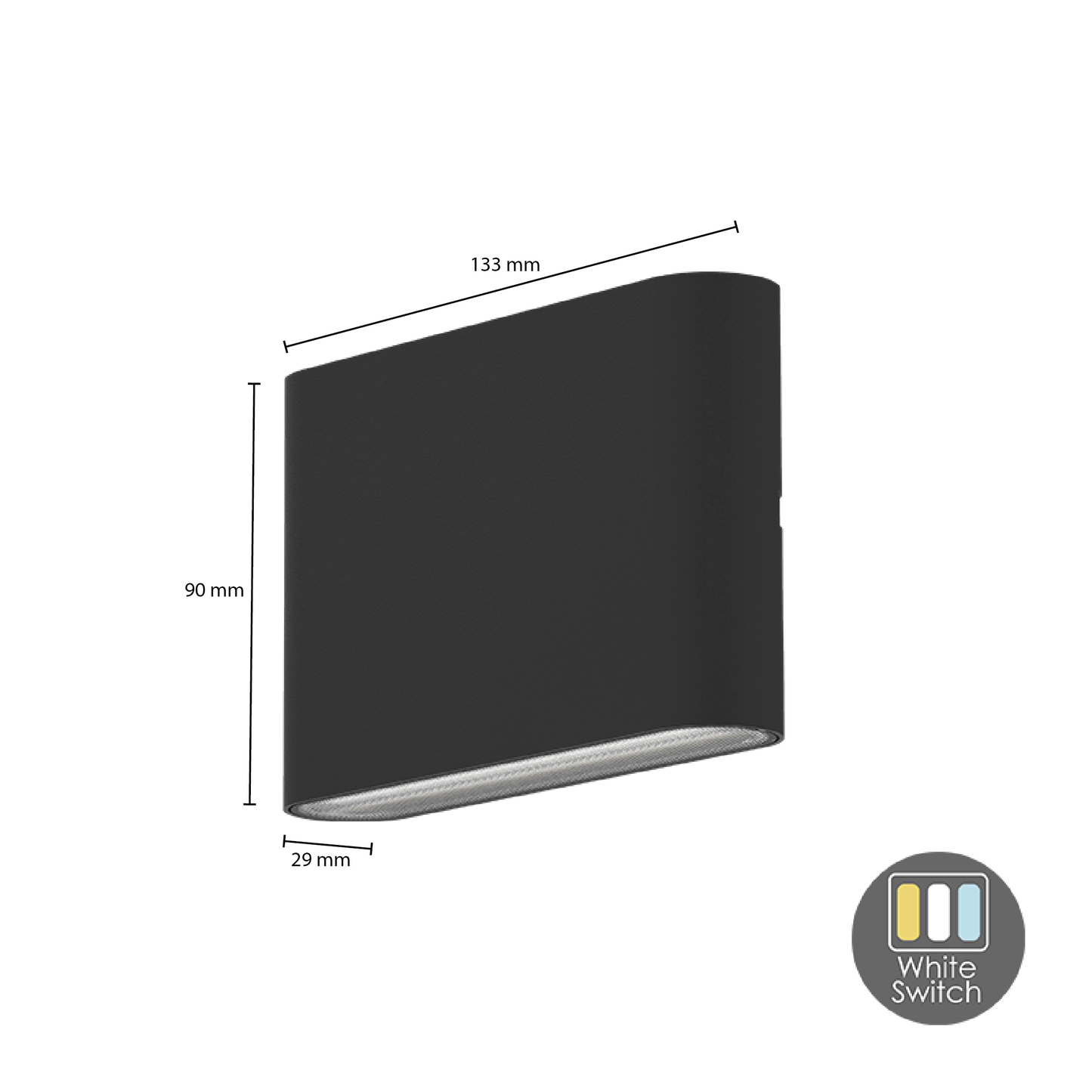 Wandleuchte 6W CCT: Optimales Licht in drei Farbtemperaturen MDRLED®
