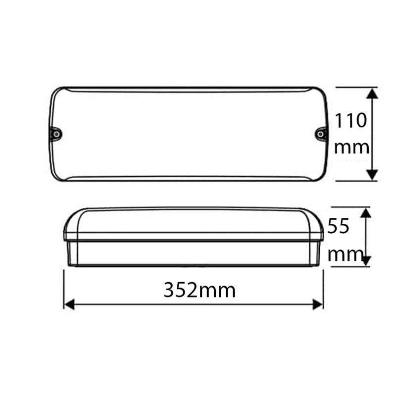MDRLED® LED Portiek verlichting 6W | 4000K | IP65 | IK08