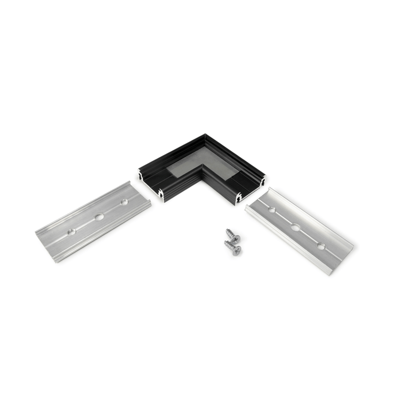 HOEKSTUK ZWART 14MM MDRLED®