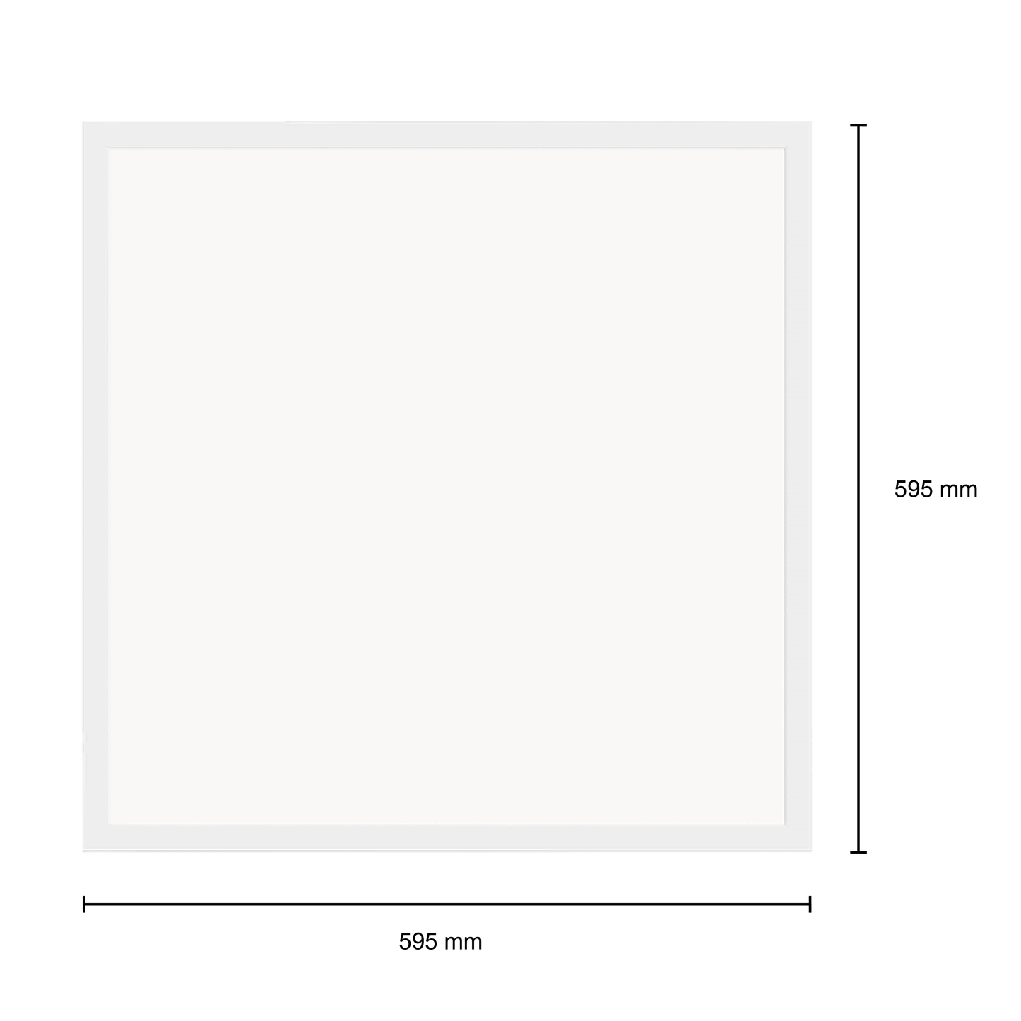 HINTERGRUNDBELEUCHTETES PANEL 60X60 25W 3000K, 4000K, 6000K PROMOTION MDRLED®