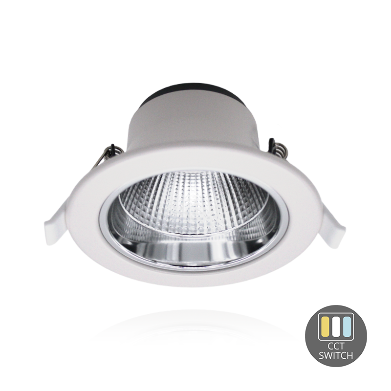 LED Downlight Aurora | CCT-Switch | Ø90 | 10W | Wit
