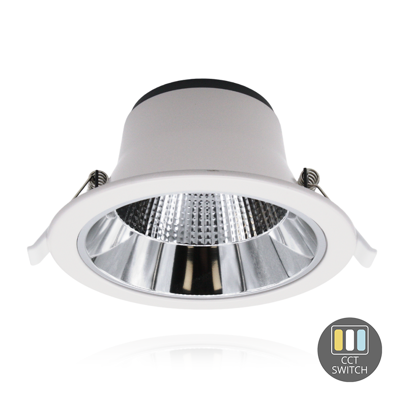 LED Downlight Aurora Ø120 – 15W – CCT-Switch – 100 lm/W