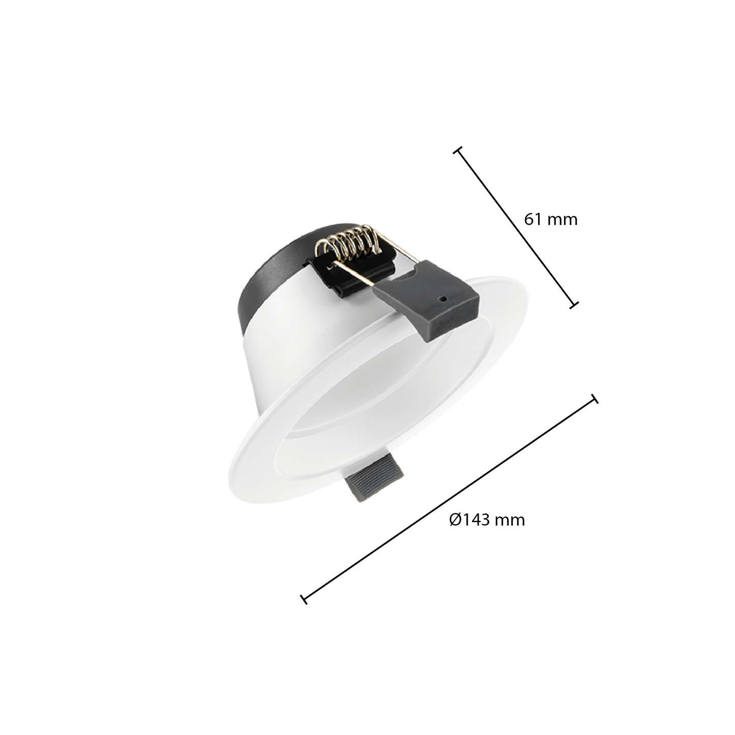 LED DOWNLIGHT | Ginevra| CCT-SWITCH | Ø120 | 12W