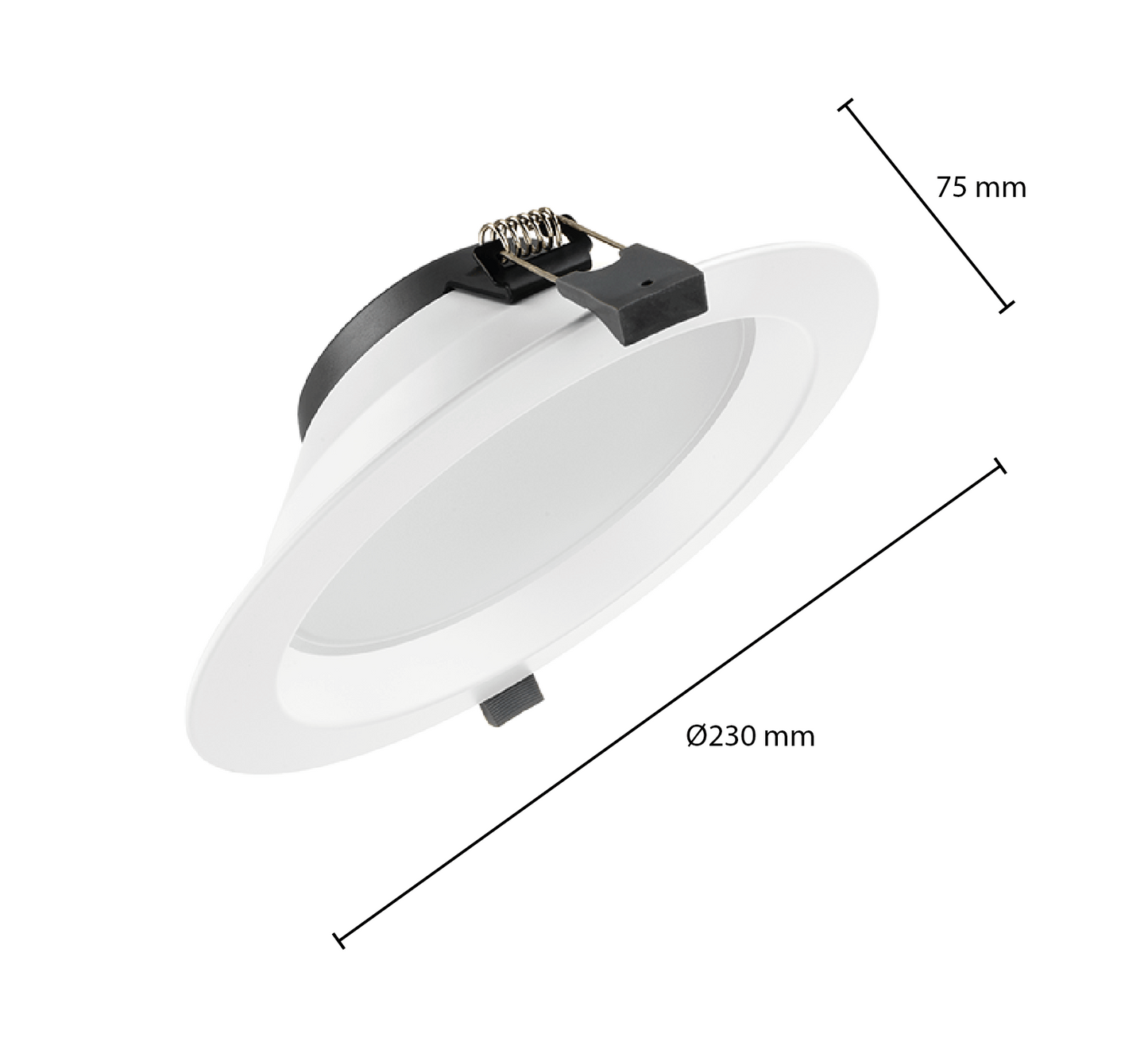 LED DOWNLIGHT | Ginevra| CCT-SWITCH | Ø195 | 19W